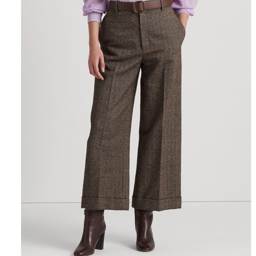 Lauren Ralph Lauren Brown Cropped Pants